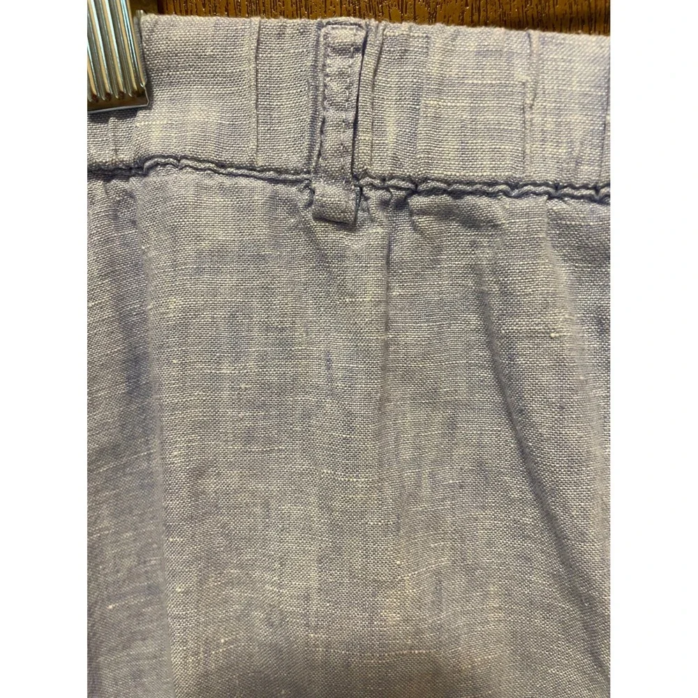 Quince Light Blue 100% European Linen Jogger Pants Womens Large JDAVN01 SP/25